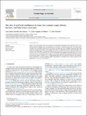 The role of artificial intelligence in smart city systems usage